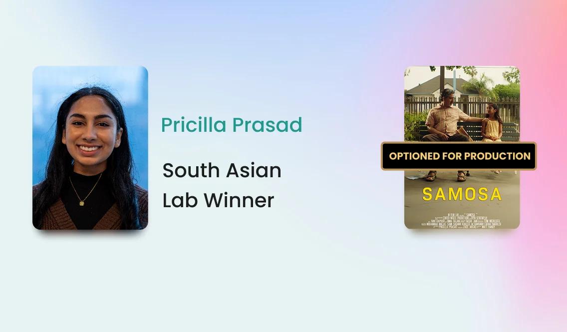 Pricilla Parsad’s 'Samosa' Wins M Film Lab Spring 2023 for South Asian Writers!